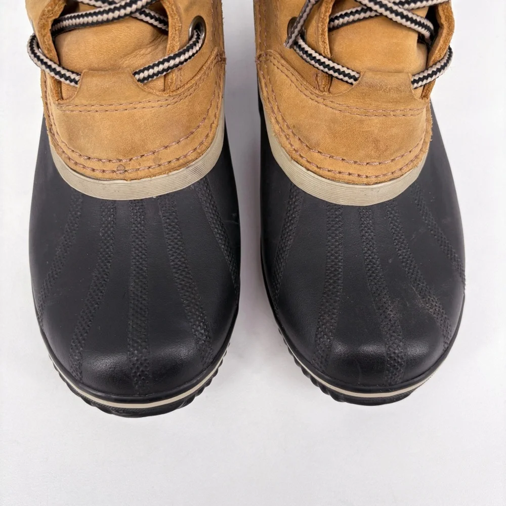 SOREL Slimpack II Lace Waterproof Boots in Elk Black 7.5 - Picture 7 of 16